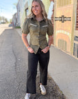 OLIVE- Calaboose Top