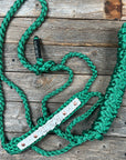 Green Mule Tape Rose Halter