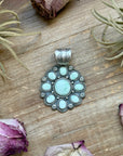 Sterling Silver Paloma Variscite Cluster Pendant – Handmade by Artist Shay Pfeiffer