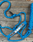 Blue Mule Tape Rose Halter