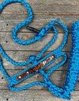 Blue Mule Tape Rose Halter
