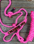 Pink Mule Tape Rose Halter