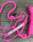 Pink Mule Tape Rose Halter