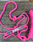Pink Mule Tape Rose Halter