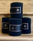 Halter Ego® Black and Gunmetal Fleece Bandages