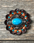 South West Turquoise Western Concho W204