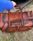 Classic Leather Duffle Bag