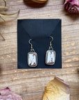 Sterling Silver Wild Horse Jasper Dangle Earrings – Handmade by Artist Jason Ogg