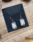 Sterling Silver Wild Horse Jasper Dangle Earrings – Handmade by Artist Jason Ogg