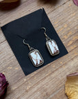 Sterling Silver Wild Horse Jasper Dangle Earrings – Handmade by Artist Jason Ogg