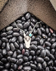 Petunia Horse Head Pendant Fashion Necklace
