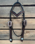 Foxtail Clear One Ear Headstall & Breastcollar Tack Set 