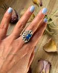 Sterling Silver Lapis Ring – Size 7.5