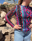 Retro Funk Mesh Top