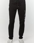 Men's Rhinestones Skull Slim Fit Sweatpants