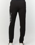 Men's Rhinestones Skull Slim Fit Sweatpants