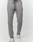 Men's Rhinestones Skull Slim Fit Sweatpants