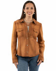 Ladies Shirt Jacket - L1166