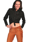 Ladies Emb. Jeans - L46