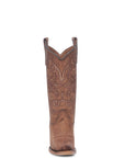 L6274 - WOMEN'S EMBROIDERY SHEDRON SNIP TOE CIRCLE G COWBOY BOOT