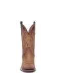 L6300 - MEN'S EMBROIDERY HONEY WIDE SQUARE TOE CIRCLE G COWBOY BOOT