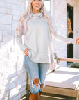 Rebecca Cowl Neck Shift Tunic Top