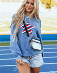 Tru Sequin Star Sweatshirt