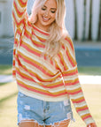 Harper Stripe Long Sleeve Knitted Sweater