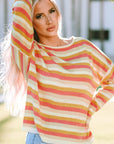 Harper Stripe Long Sleeve Knitted Sweater