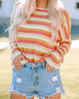 Harper Stripe Long Sleeve Knitted Sweater
