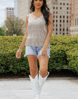 Mckinley Cowgirl Fringed Knit Vest