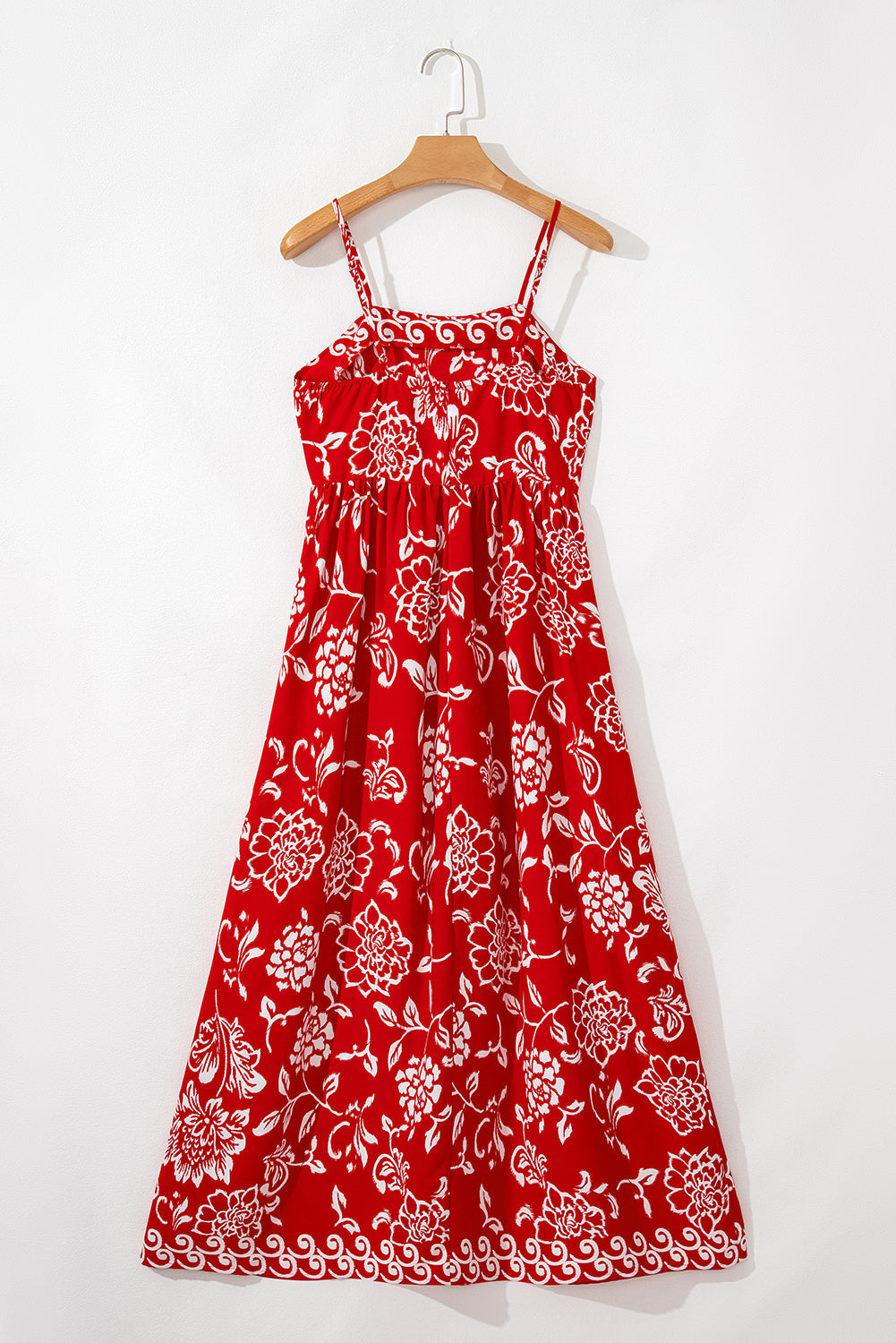 Aylin Floral Spaghetti Strap Maxi Dress