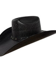 Cheyenne Black - Straw Shantung