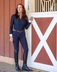Megan Full Seat Breeches - Navy Sparkle