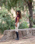 Evolution Knee Patch Breeches - Hunter Beige