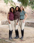 Evolution Knee Patch Breeches - Hunter Beige