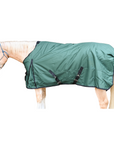 AJ Tack 1200D Horse Turnout Blanket with Storage Bag - Green