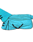 AJ Tack 1200D Waterproof Turnout Horse Blanket with Neck Rug - Turquoise