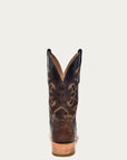 A4264 - MEN'S EMBROIDERY MOKA SQUARE TOE COWBOY BOOT