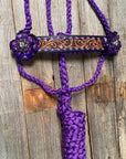 Purple Mule Tape Halter - Purple Gardenia 