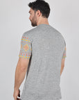 Mens Performance Fabric Modern Fit Stretch Aztec T-Shirt