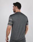 Mens Performance Fabric Modern Fit Stretch Aztec T-Shirt