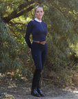 Kimberly Full Seat Breeches - Navy