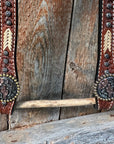 Rawhide Cactus and Flower One Ear Headstall/Bridle 