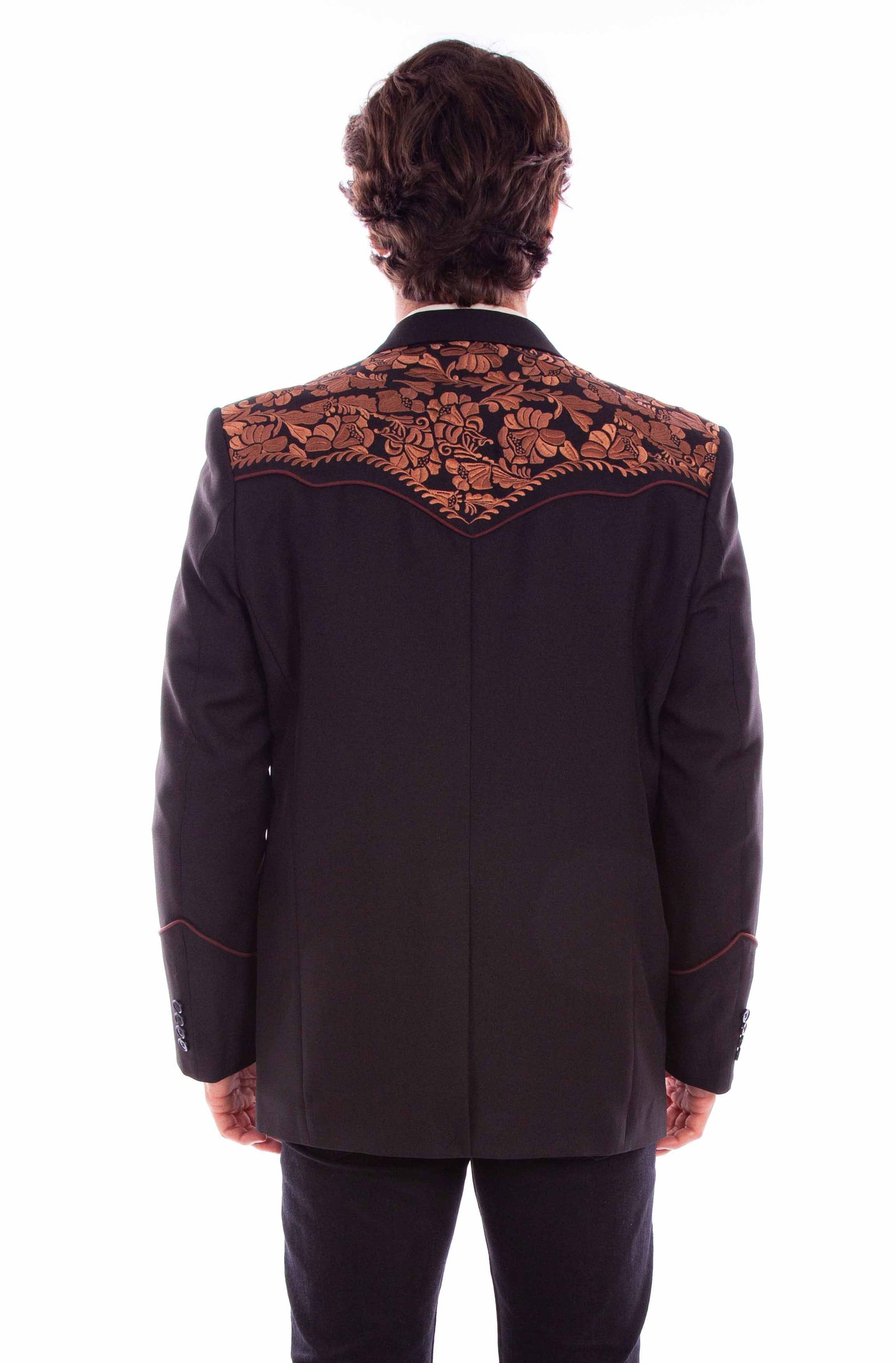 Floral Emb. Blazer - P-916