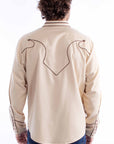 Solid Shirt With Piping & Arrows - P-920