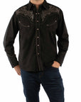 Emb. Shirt W/studs - P-930