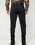 Pax Men's Black Slim Stretch Jeans