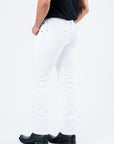 Pax Men's White Slim Stretch Jeans