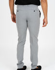 Heath Men's Light Gray Super Slim Dress Pants